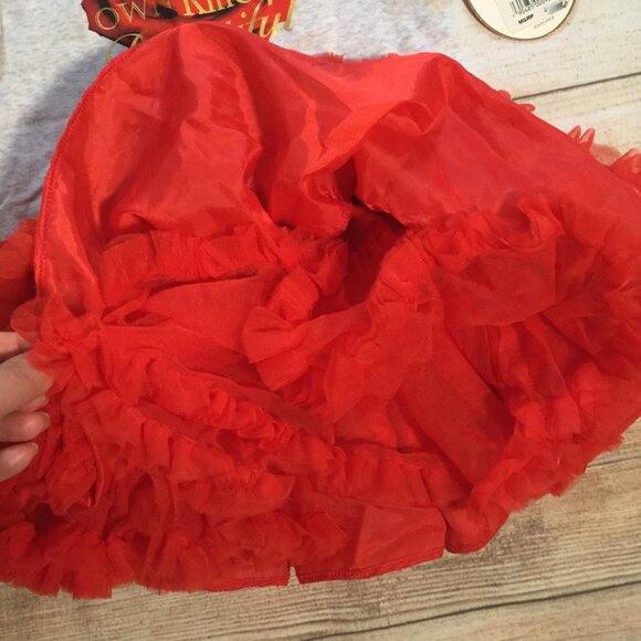 utu Couture Disney Beauty & the Beast Belle Red Rose Tutu and Shirt - Picture 4 of 10